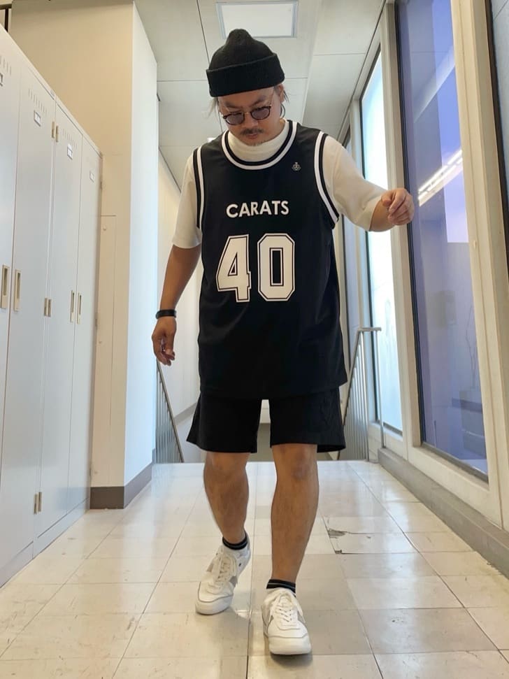 MAKOTO AIさんの「TAKEO KIKUCHI｜【抗菌防臭／5サイズ展開】ハイゲージポンチ Tシャツ」を使ったコーディネート