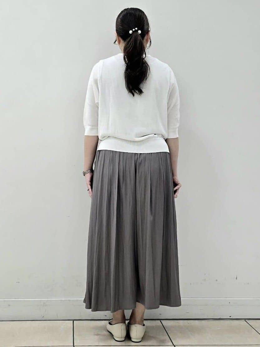 fkeさんの「Reflect｜【ウエストゴム仕様／長く着られる◎】スカーチョパンツ」を使ったコーディネート