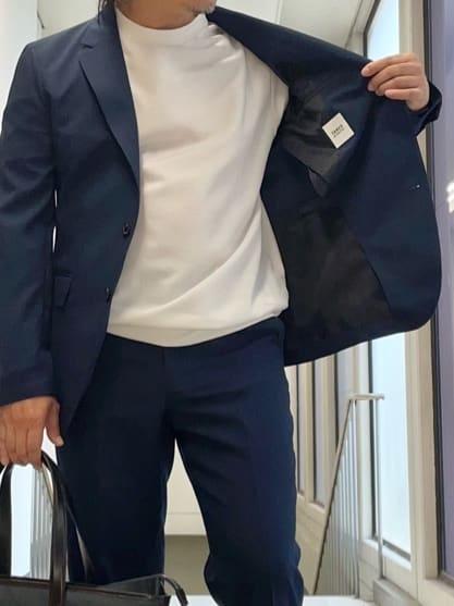 MAKOTO AIさんの「TAKEO KIKUCHI｜【COOL CITY WEAR】アーバンクール ジャケット /接触冷感・吸水速乾」を使ったコーディネート