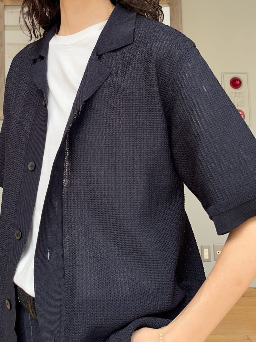 神野（jinno）さんの「TAKEO KIKUCHI｜【抗菌防臭／5サイズ展開】ハイゲージポンチ Tシャツ」を使ったコーディネート