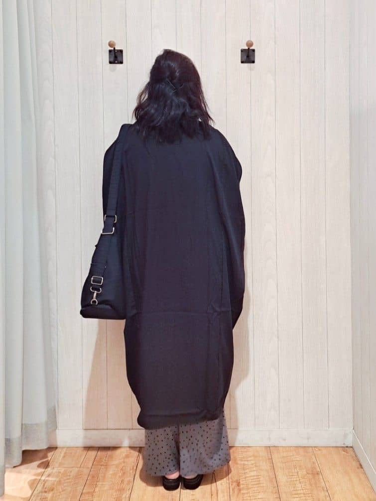 kotomiさんの「SHOO･LA･RUE｜【S-LL】楽にサマ見え コクーンシルエットの涼やかワンピース」を使ったコーディネート
