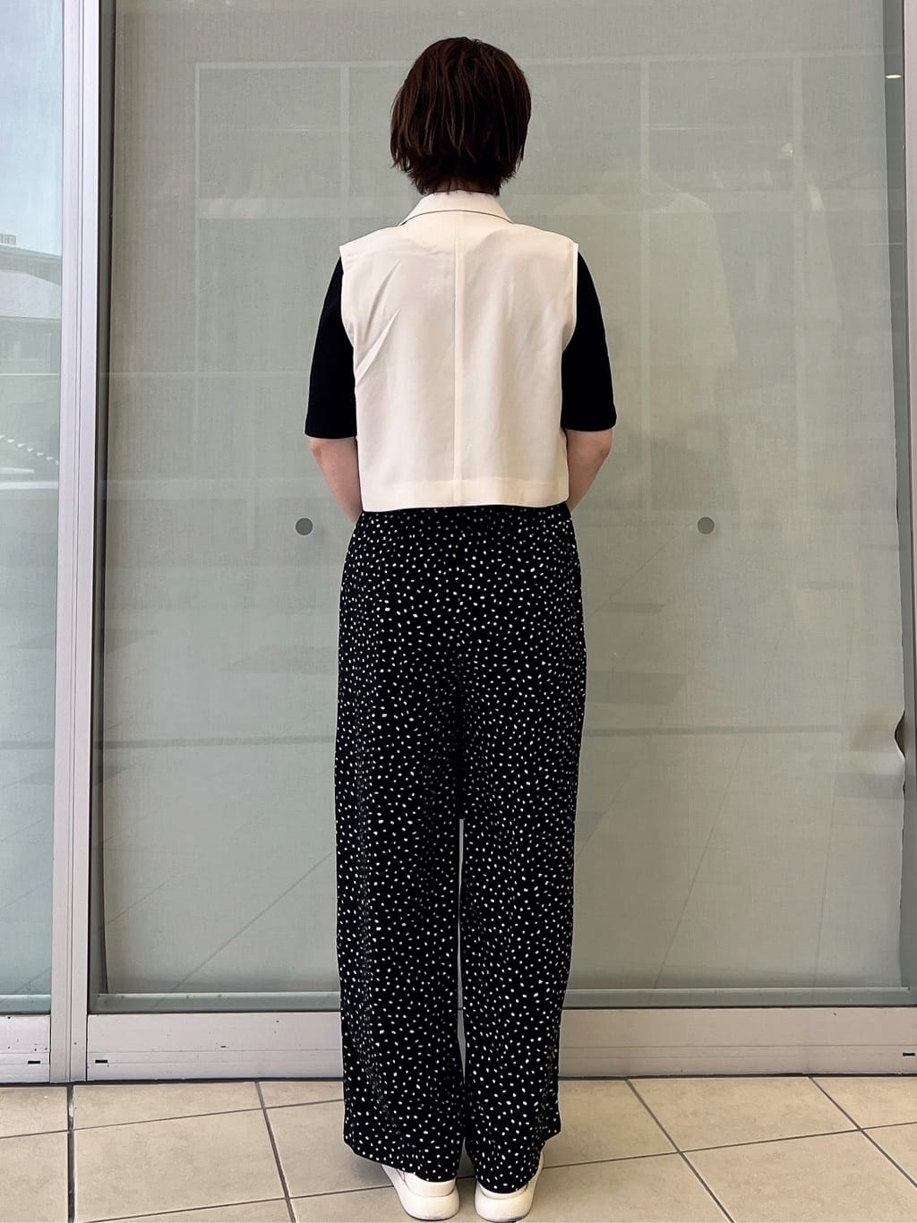 yo-koさんの「OPAQUE.CLIP｜汗染み防止 ボートネックリブカットソー【洗濯機洗い可／抗ピル】」を使ったコーディネート