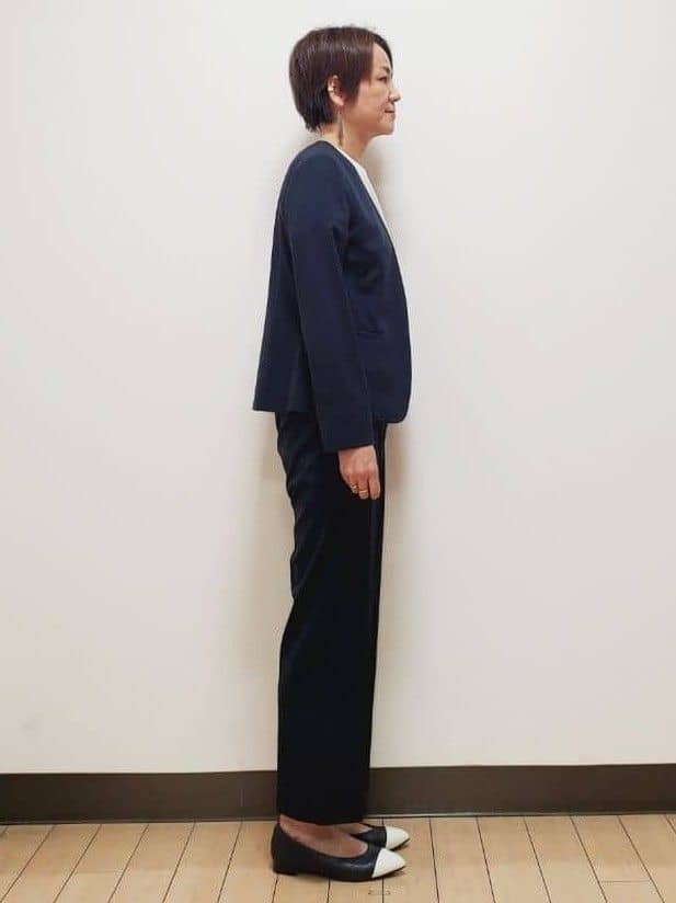 yuuさんの「Reflect｜【選べる7色◎／手洗い可／二の腕カバー】半袖ニット」を使ったコーディネート