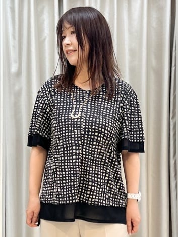 Kiyoさんの「COUP DE CHANCE｜【手洗い可】リラクシージャージトップス」を使ったコーディネート