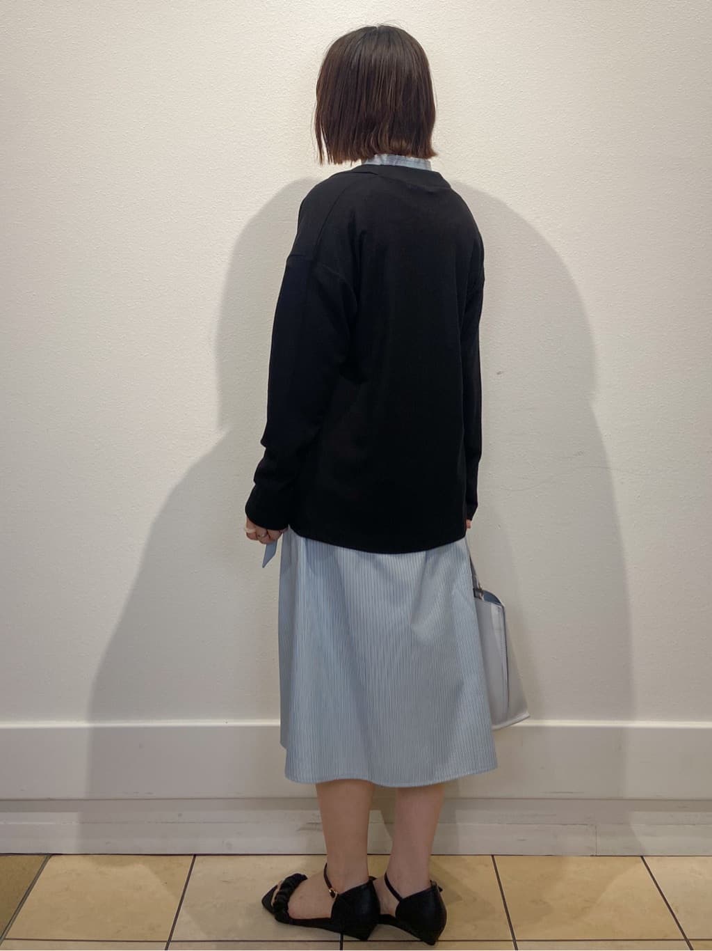 kimiさんの「index｜《XS-LLサイズ》マルチストライプシャツワンピース【洗濯機洗い可／イージーアイロン／防シワ】」を使ったコーディネート