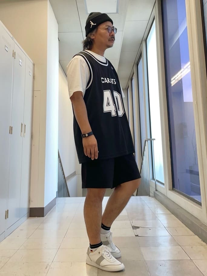 MAKOTO AIさんの「TAKEO KIKUCHI｜【抗菌防臭／5サイズ展開】ハイゲージポンチ Tシャツ」を使ったコーディネート