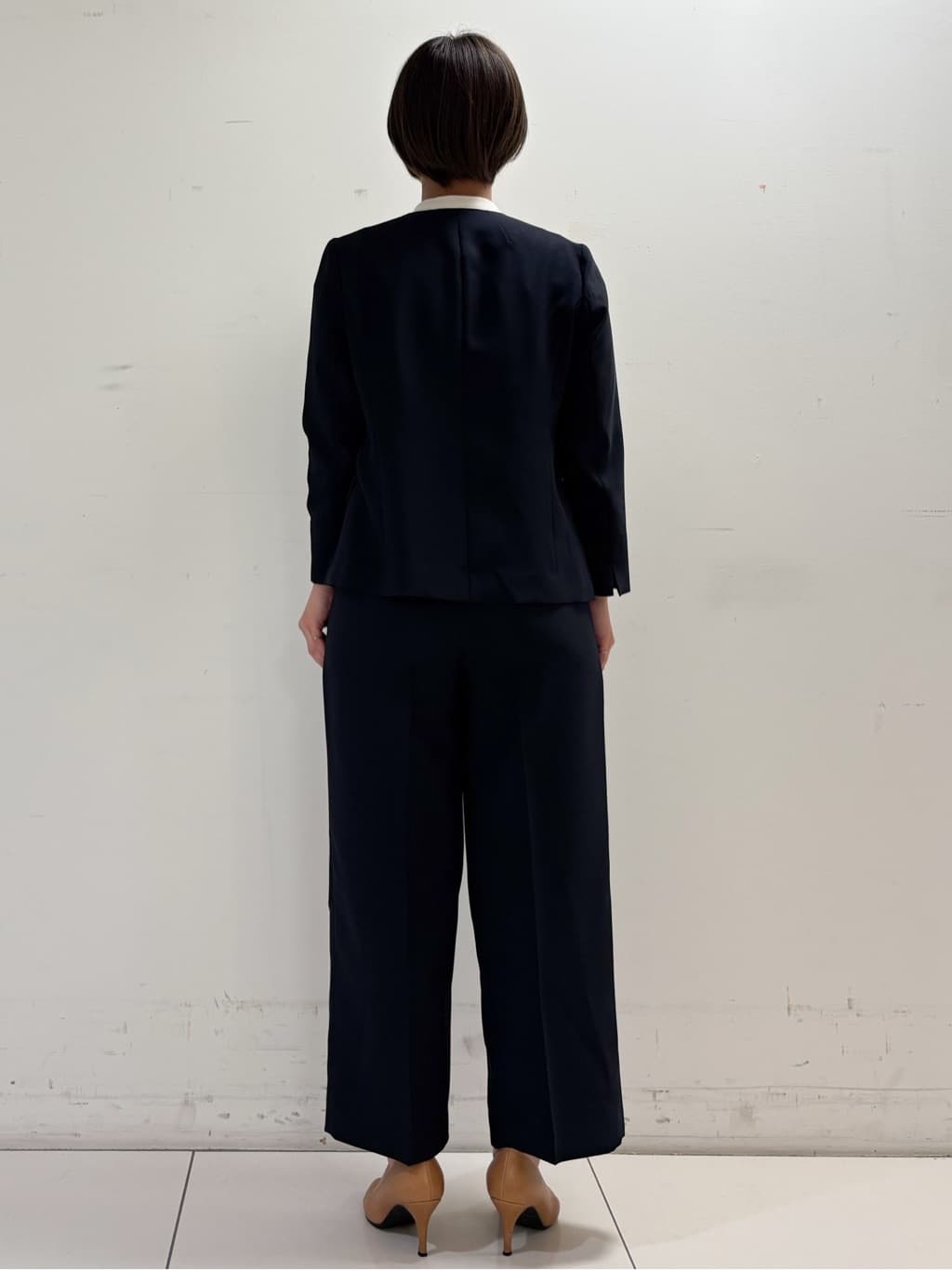 yasukoさんの「COUP DE CHANCE｜【手洗い可／日本製】センタープレス ストレートパンツ」を使ったコーディネート