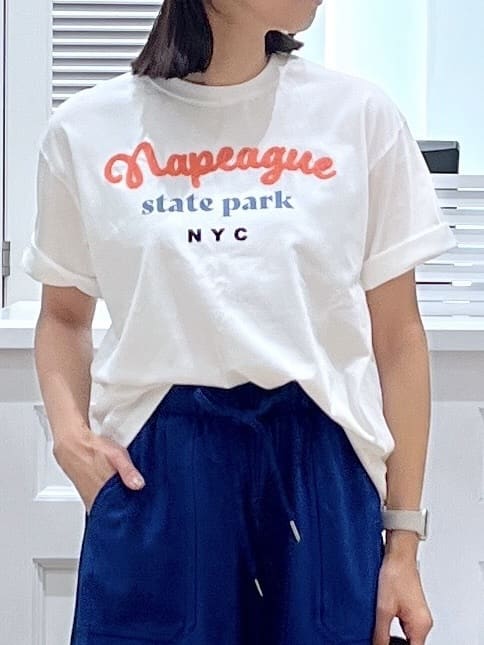 canaさんの「Dessin｜【洗える】オーガニックコットンロゴTシャツ」を使ったコーディネート