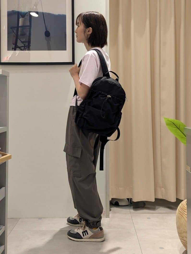 なめさんの「THE SHOP TK｜フォトアソートTシャツ【接触冷感/UV/毛玉になりにくい/洗濯機OK】」を使ったコーディネート
