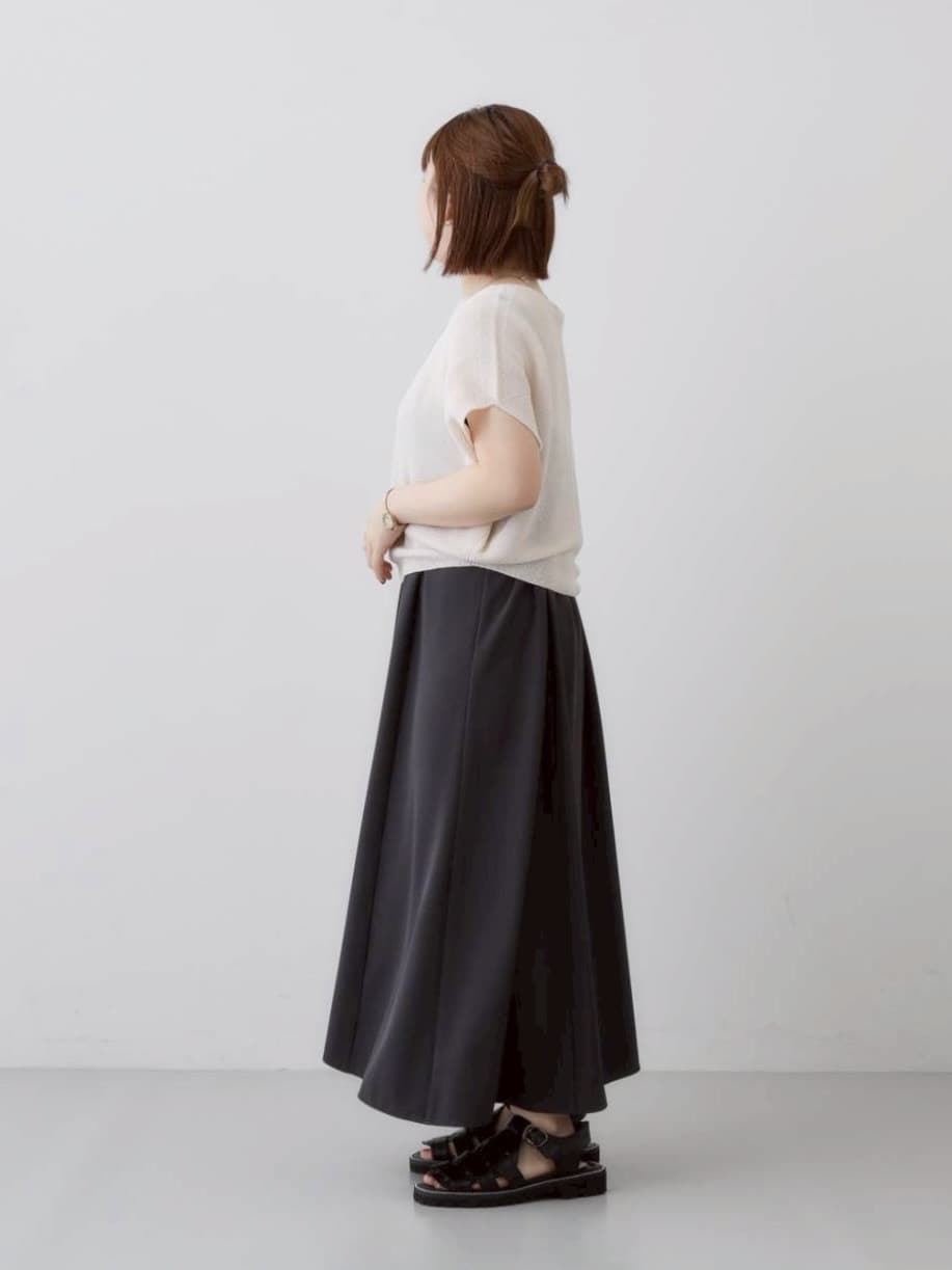 sakuさんの「INDIVI｜【UVケア】エアリージョーゼット キャミワンピース」を使ったコーディネート