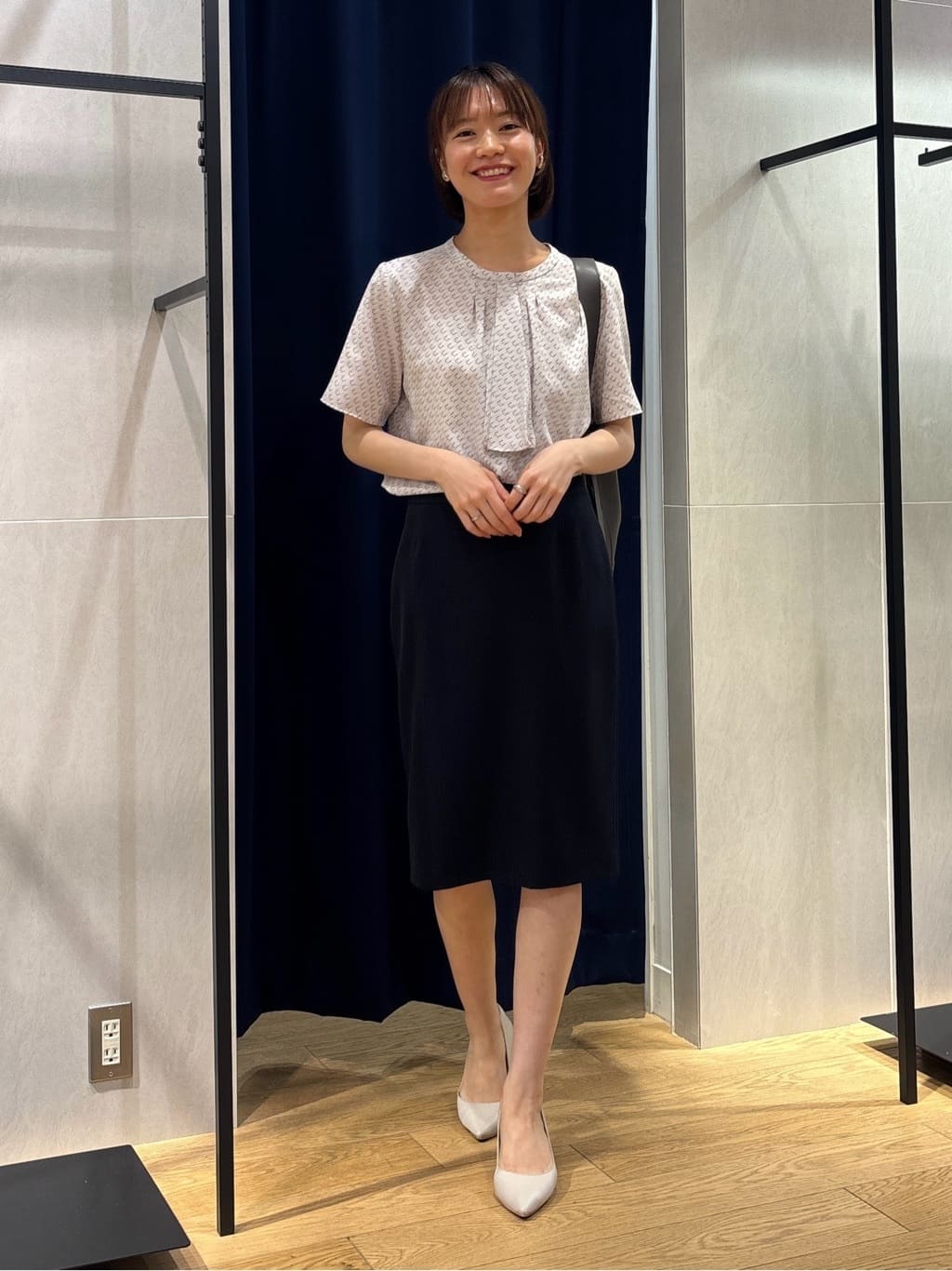 kanaeさんの「INDIVI｜【定番スーツ／UVケア／洗える】ウール調テーラードジャケット」を使ったコーディネート