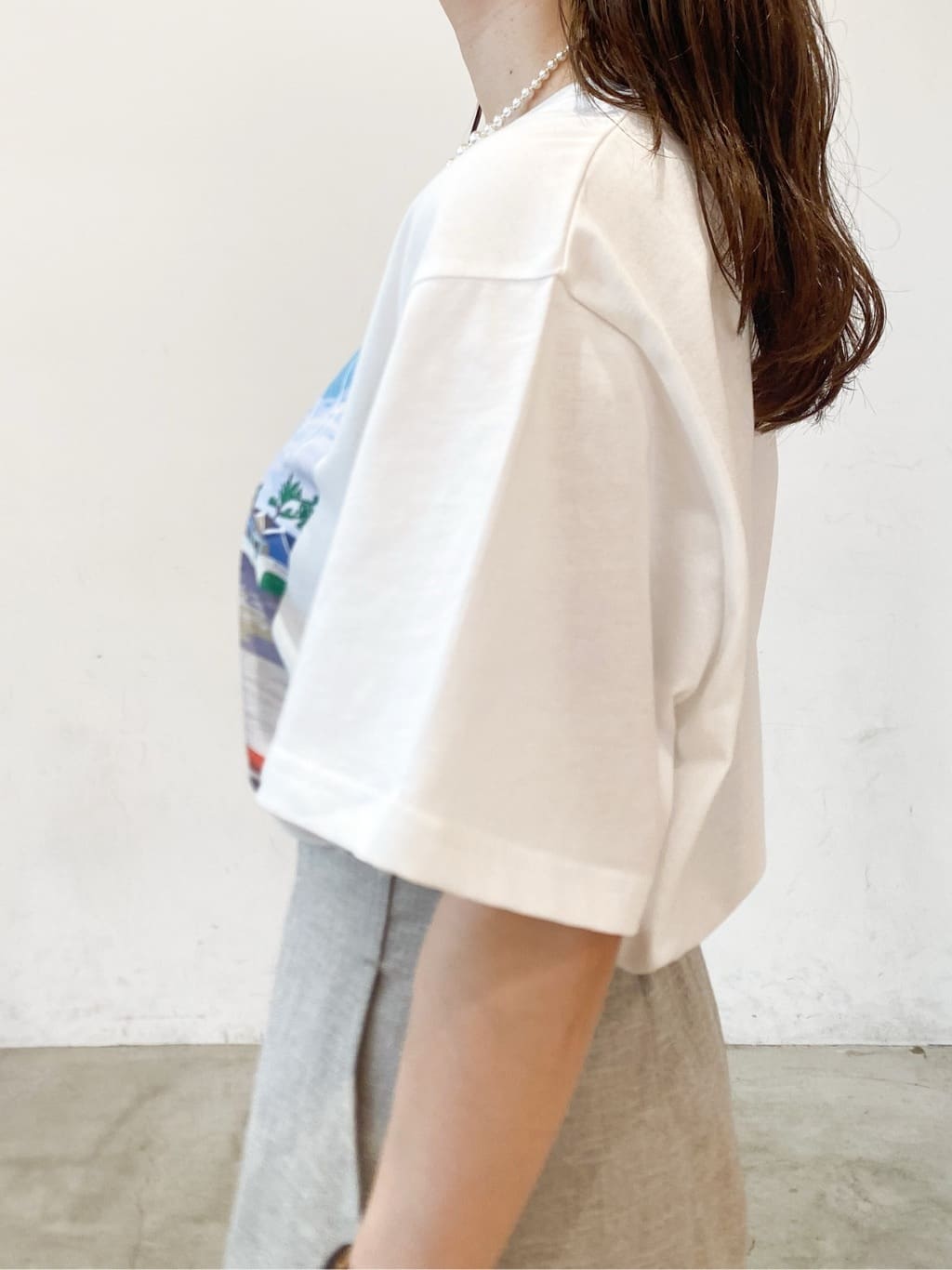 haruさんの「OPAQUE.CLIP｜風景イラストプリントTシャツ」を使ったコーディネート