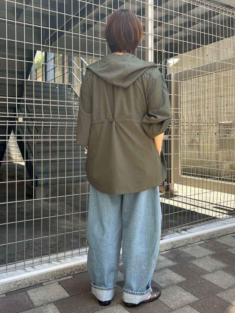 ga_riさんの「THE SHOP TK｜【mizugiwa/ラッシュガード】フロントジップパーカ/セットアップ可/接触冷感/UVケア/洗濯機」を使ったコーディネート