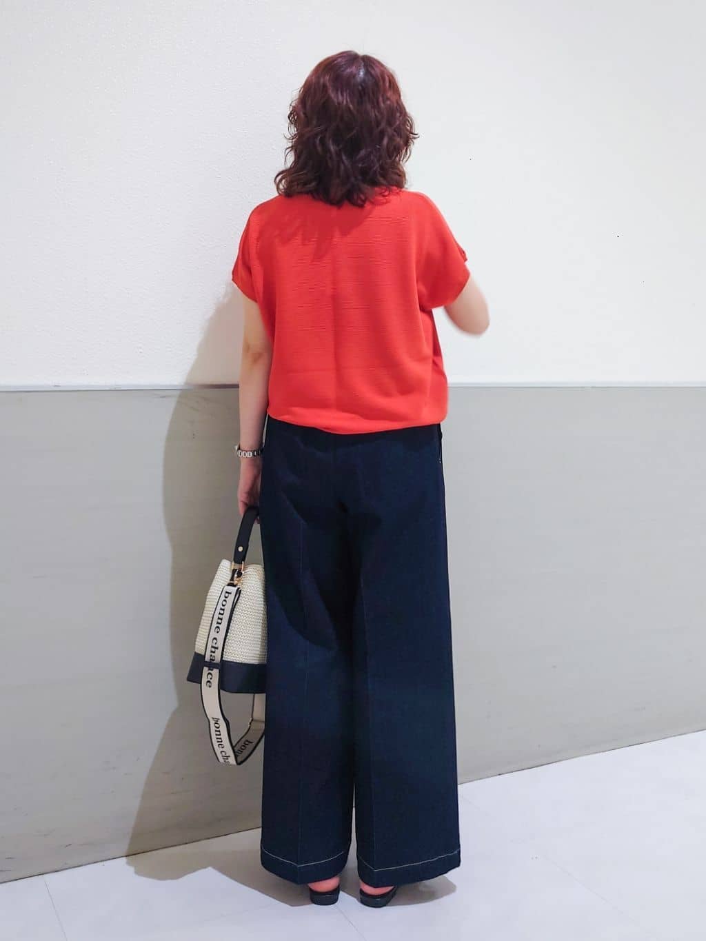 maruさんの「THE SHOP TK｜【6色展開】さらさらフレンチニット【毛玉になりにくい/洗濯機OK】」を使ったコーディネート