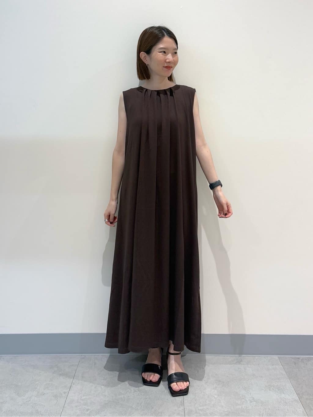 risaさんの「Dessin｜【洗える】キーネックカーディガン」を使ったコーディネート