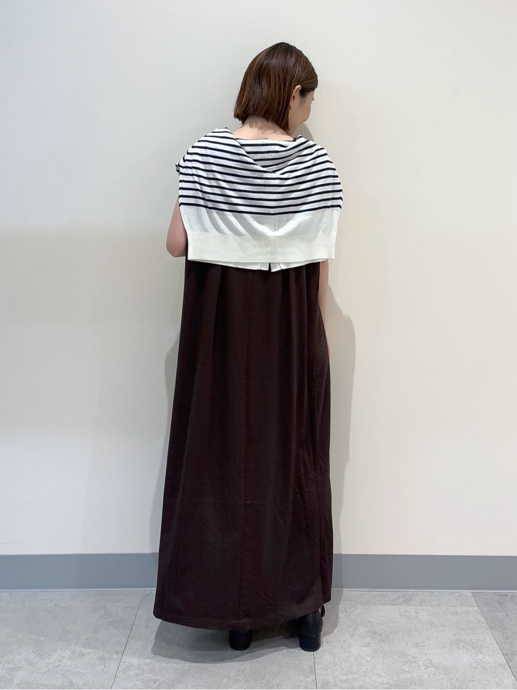 risaさんの「Dessin｜【洗える】キーネックカーディガン」を使ったコーディネート