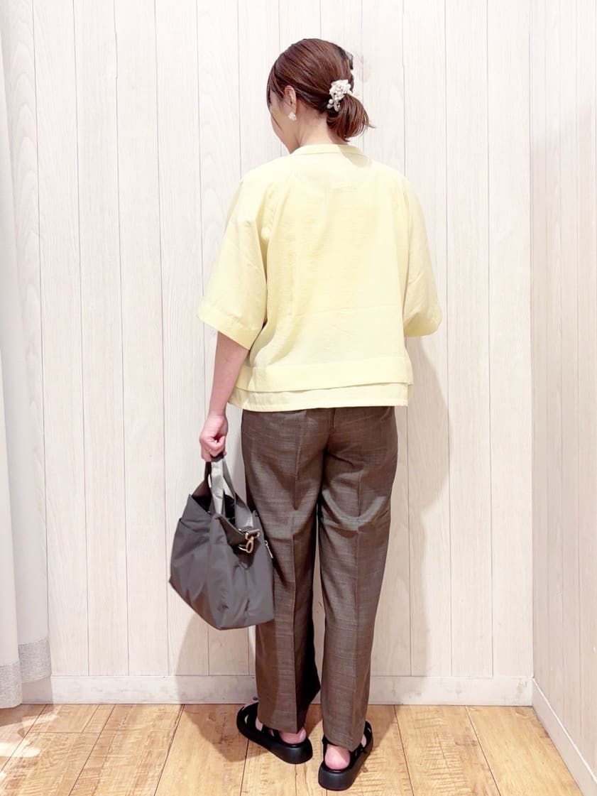 あいこさんの「SHOO･LA･RUE｜【洗える/ひんやり／前後2WAY】テレコタンクトップ」を使ったコーディネート