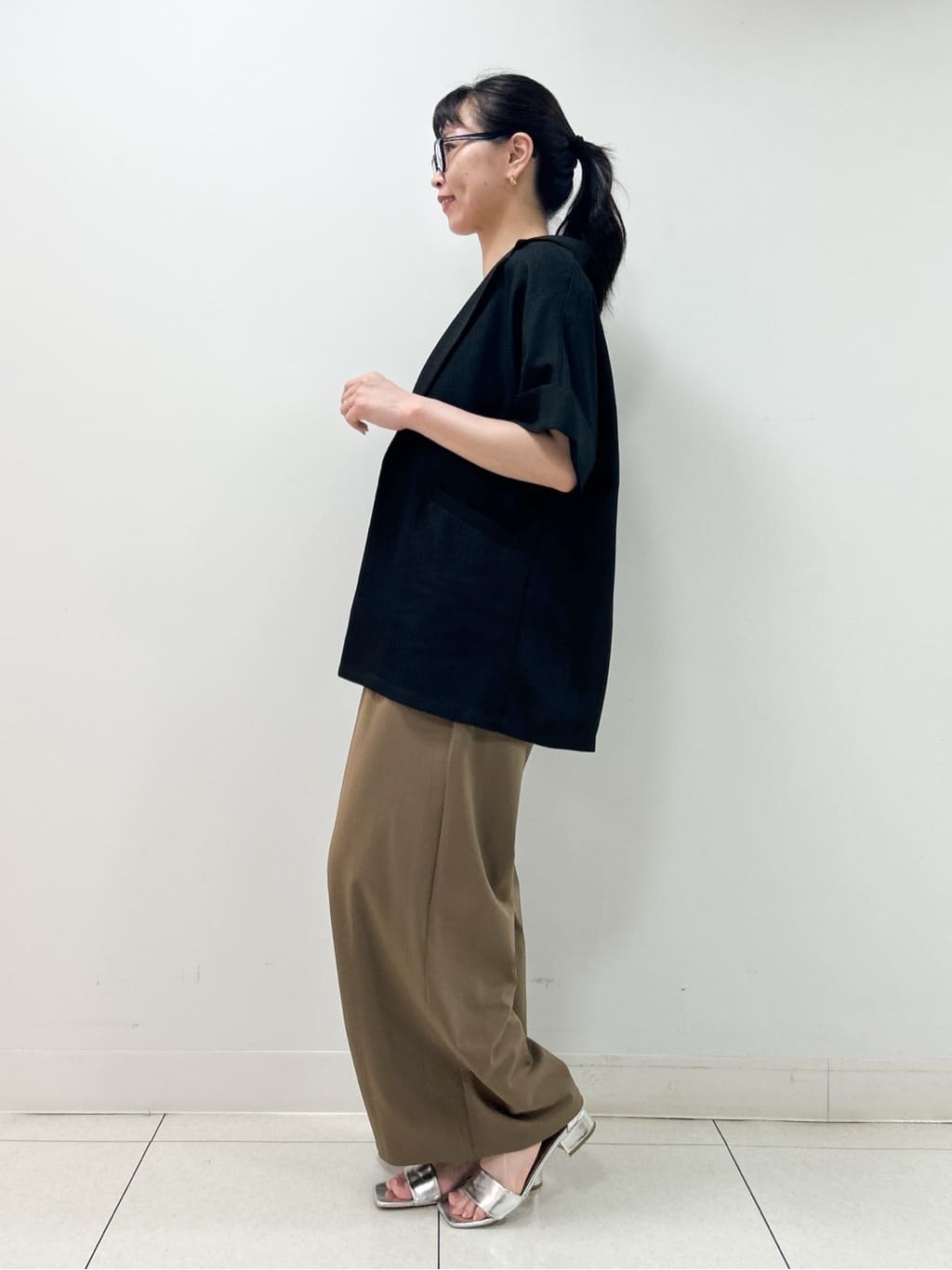 Kaiさんの「Dessin｜【2WAY・洗える】リブタンクトップ」を使ったコーディネート