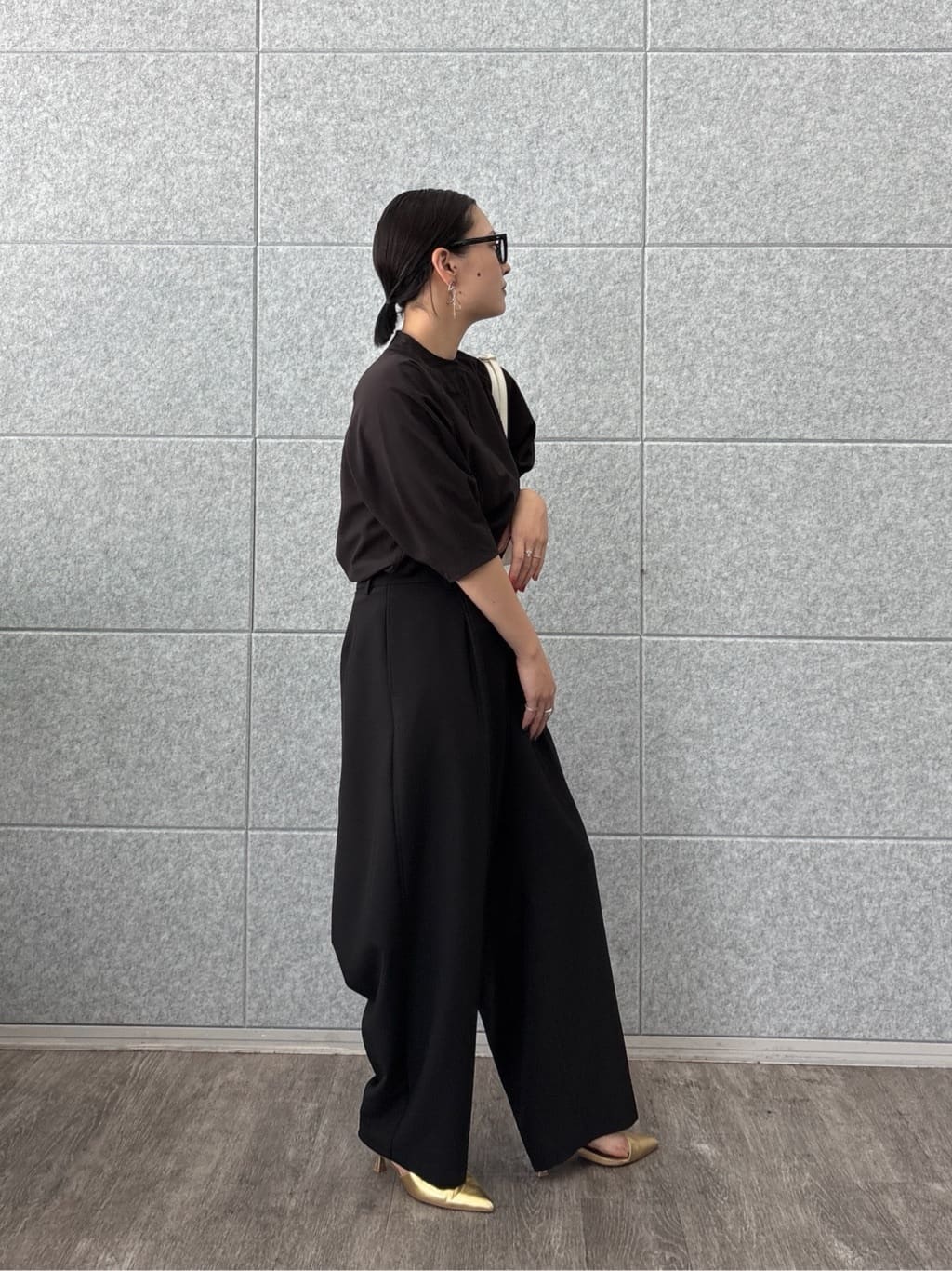 ayanoさんの「INDIVI｜ボトルネックブラウス」を使ったコーディネート