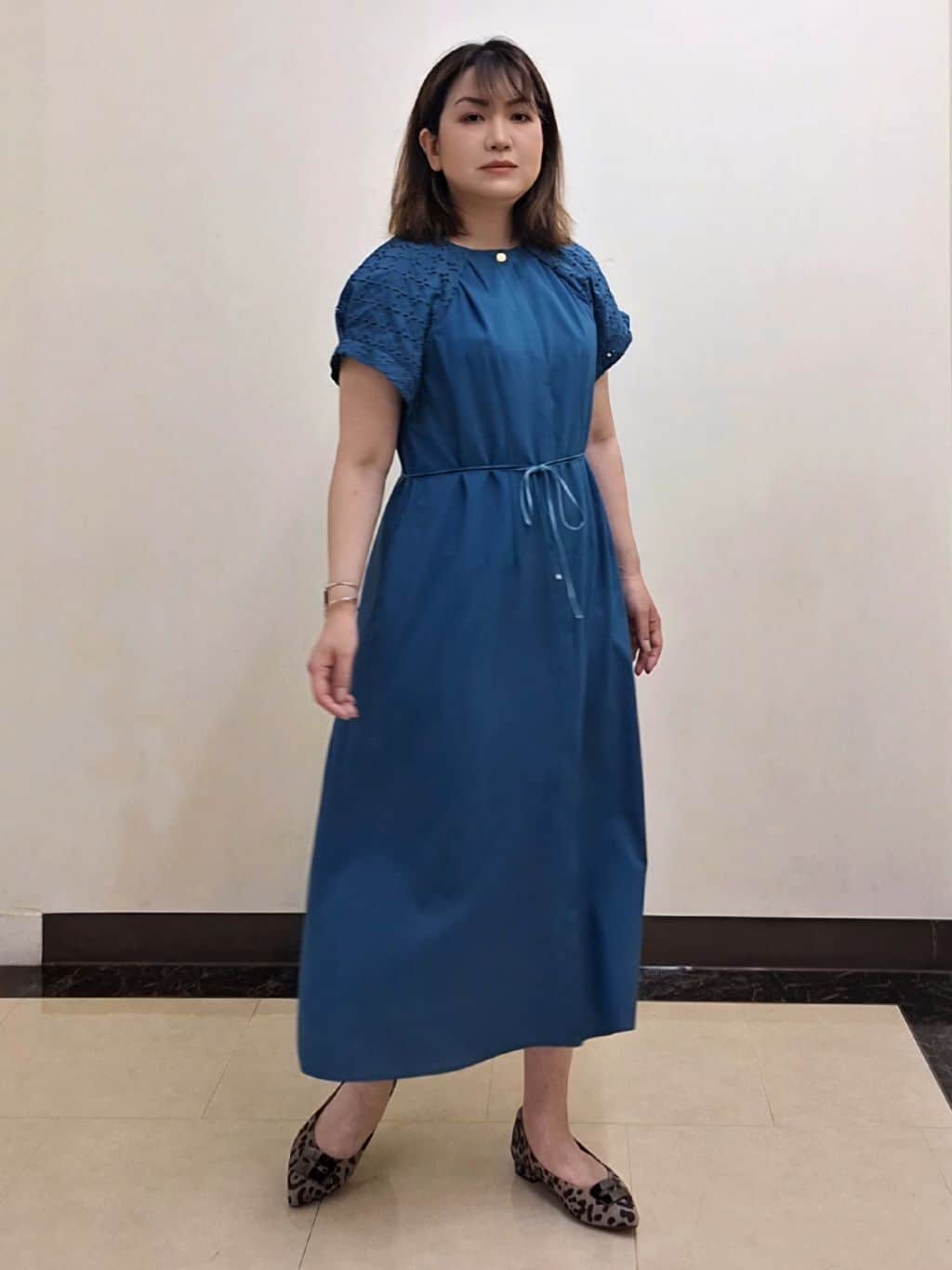 S.xuliさんの「Reflect｜カットワークレーススリーブワンピース」を使ったコーディネート