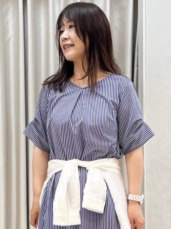Kiyoさんの「COUP DE CHANCE｜【手洗い可／日本製】リラクシーワンピース」を使ったコーディネート