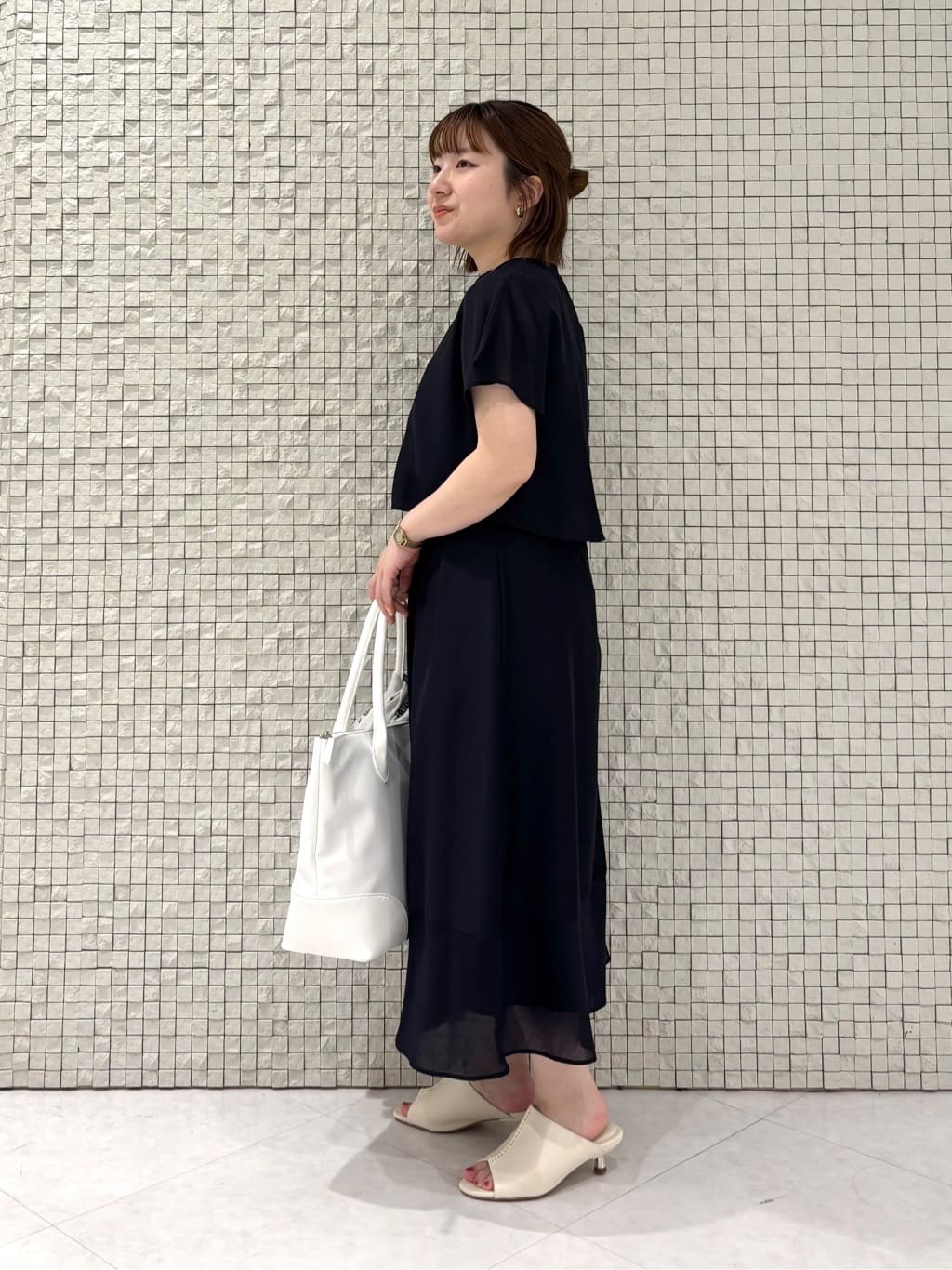 sakuさんの「INDIVI｜リネン調ペーズリースカーフ」を使ったコーディネート