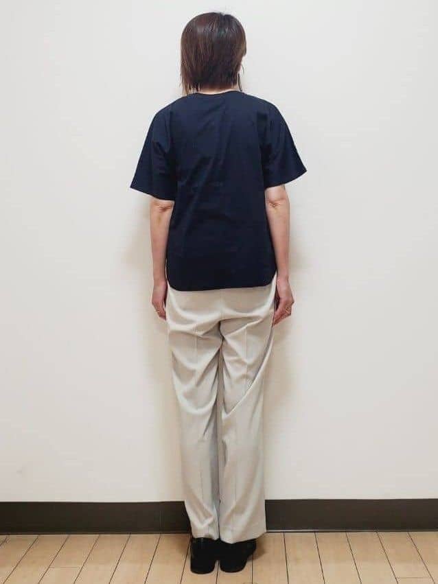 yuuさんの「Reflect｜【マシンウォッシュ可】リネンライクフレアパンツ」を使ったコーディネート
