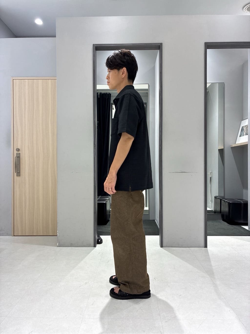 わいずみさんの「TAKEO KIKUCHI｜【抗菌防臭／9色5サイズ展開】ハニカムメランジ ポロシャツ」を使ったコーディネート