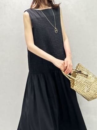 Miwaさんの「UNTITLED｜ライトダブルリングネックレス」を使ったコーディネート