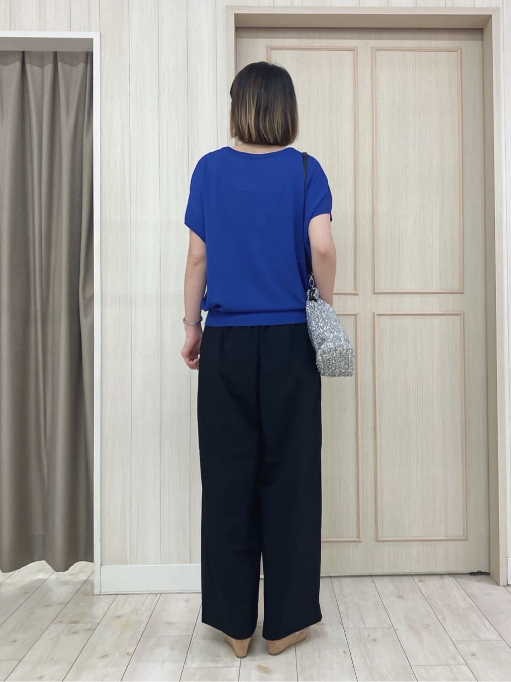Turnerさんの「SHOO･LA･RUE｜【ひんやり/S-LL】さらさらな肌触りが心地よい フレンチスリーブニット」を使ったコーディネート