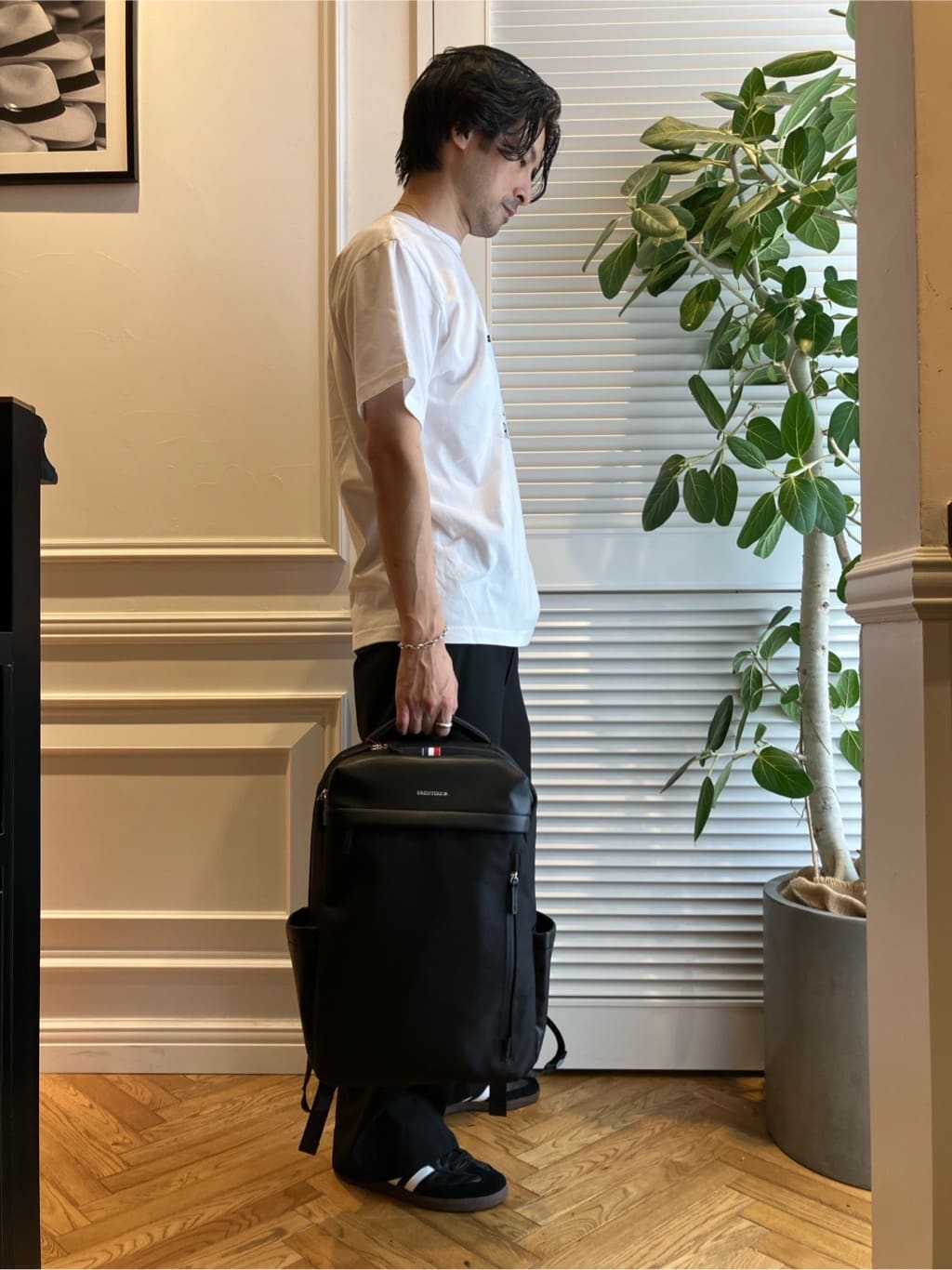 junyaさんの「DRESSTERIOR｜【荷重軽減】サスペンション バックパック」を使ったコーディネート