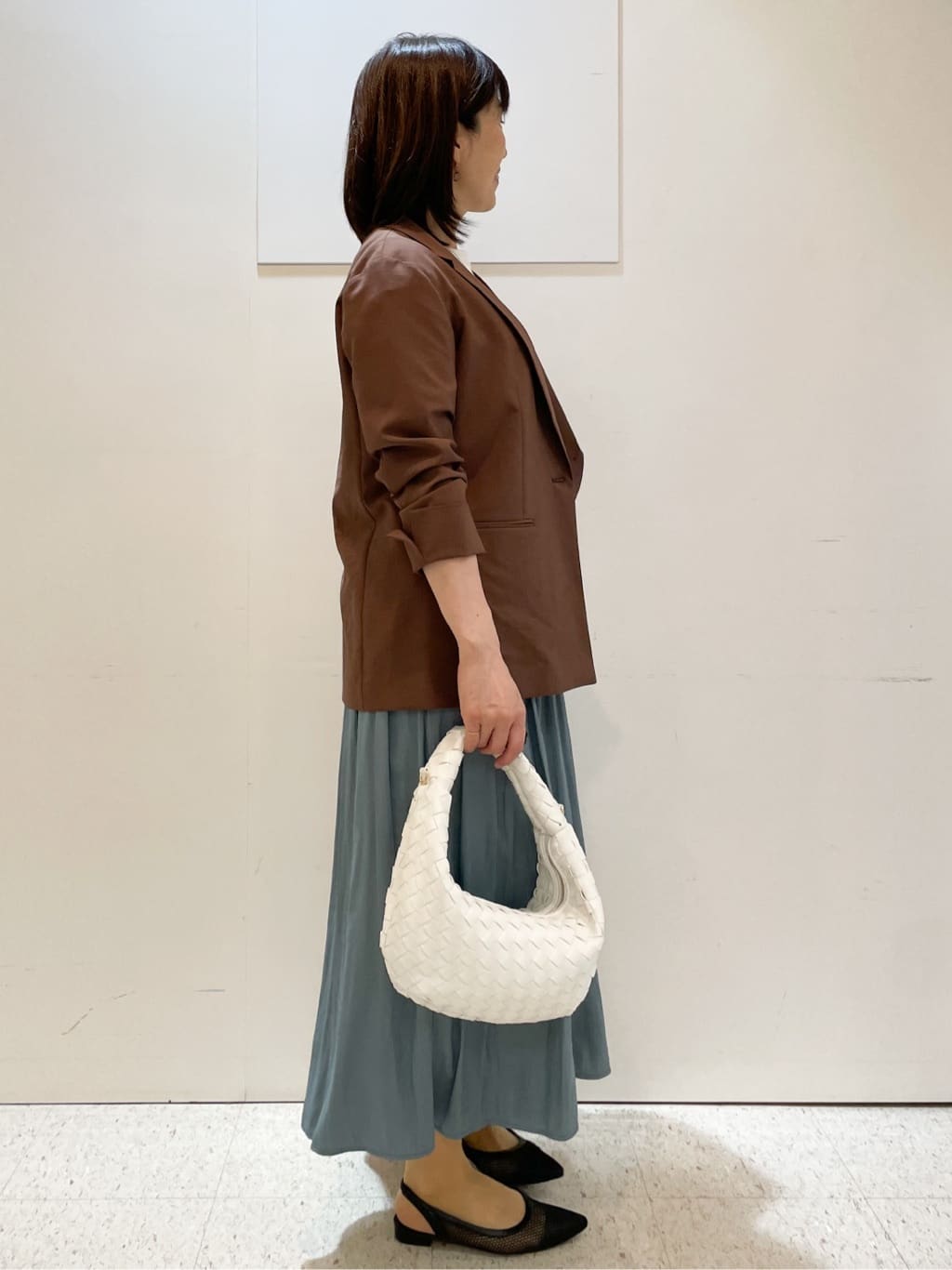 めいさんの「Reflect｜【ウエストゴム仕様／長く着られる◎】スカーチョパンツ」を使ったコーディネート