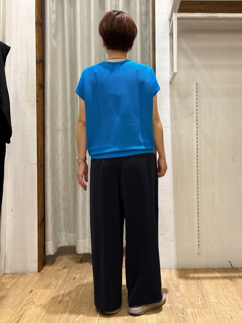 ga_riさんの「THE SHOP TK｜【6色展開】さらさらフレンチニット【毛玉になりにくい/洗濯機OK】」を使ったコーディネート