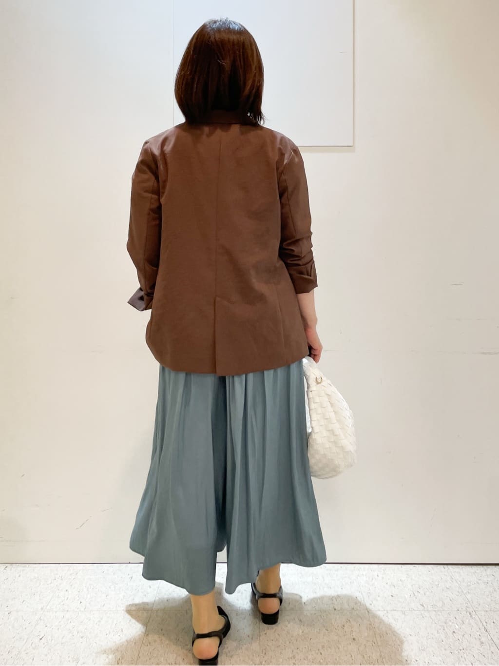 めいさんの「Reflect｜【ウエストゴム仕様／長く着られる◎】スカーチョパンツ」を使ったコーディネート