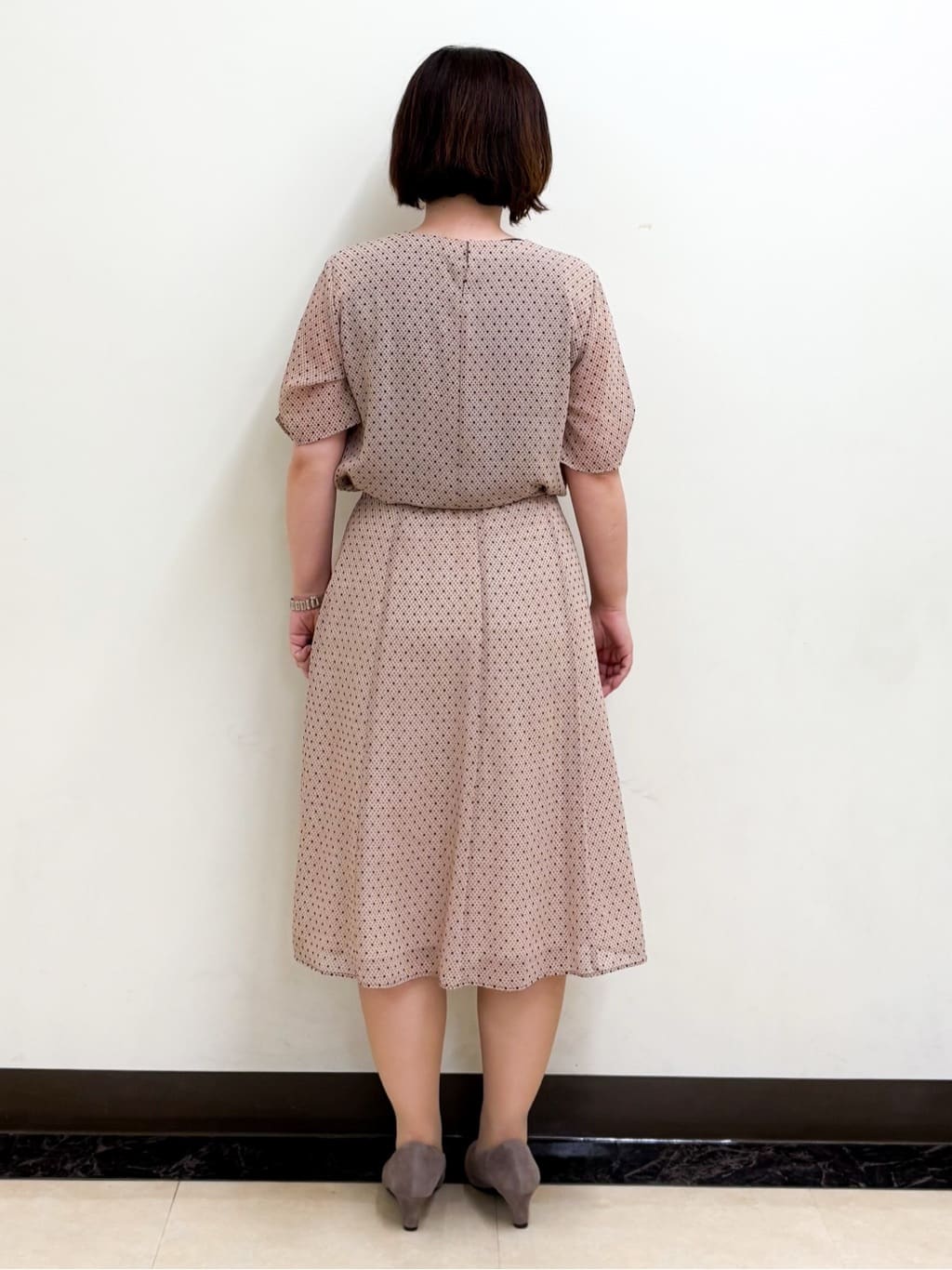 ミヨさんの「Reflect｜【マシンウォッシュ可／セットアップ可】コツキ柄プリントブラウス」を使ったコーディネート