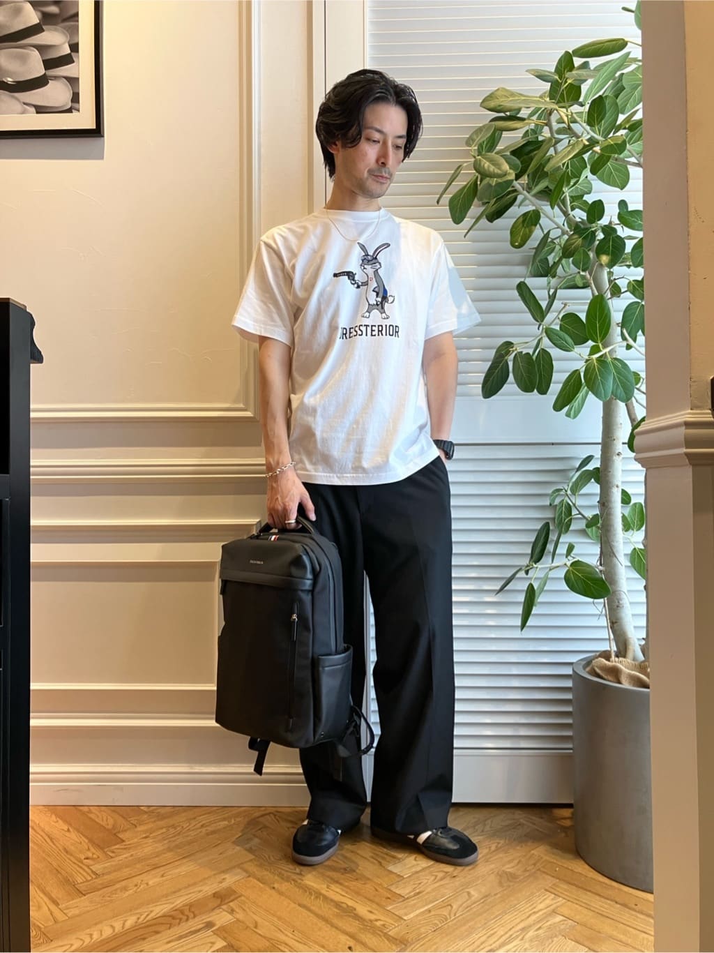 junyaさんの「DRESSTERIOR｜【荷重軽減】サスペンション バックパック」を使ったコーディネート
