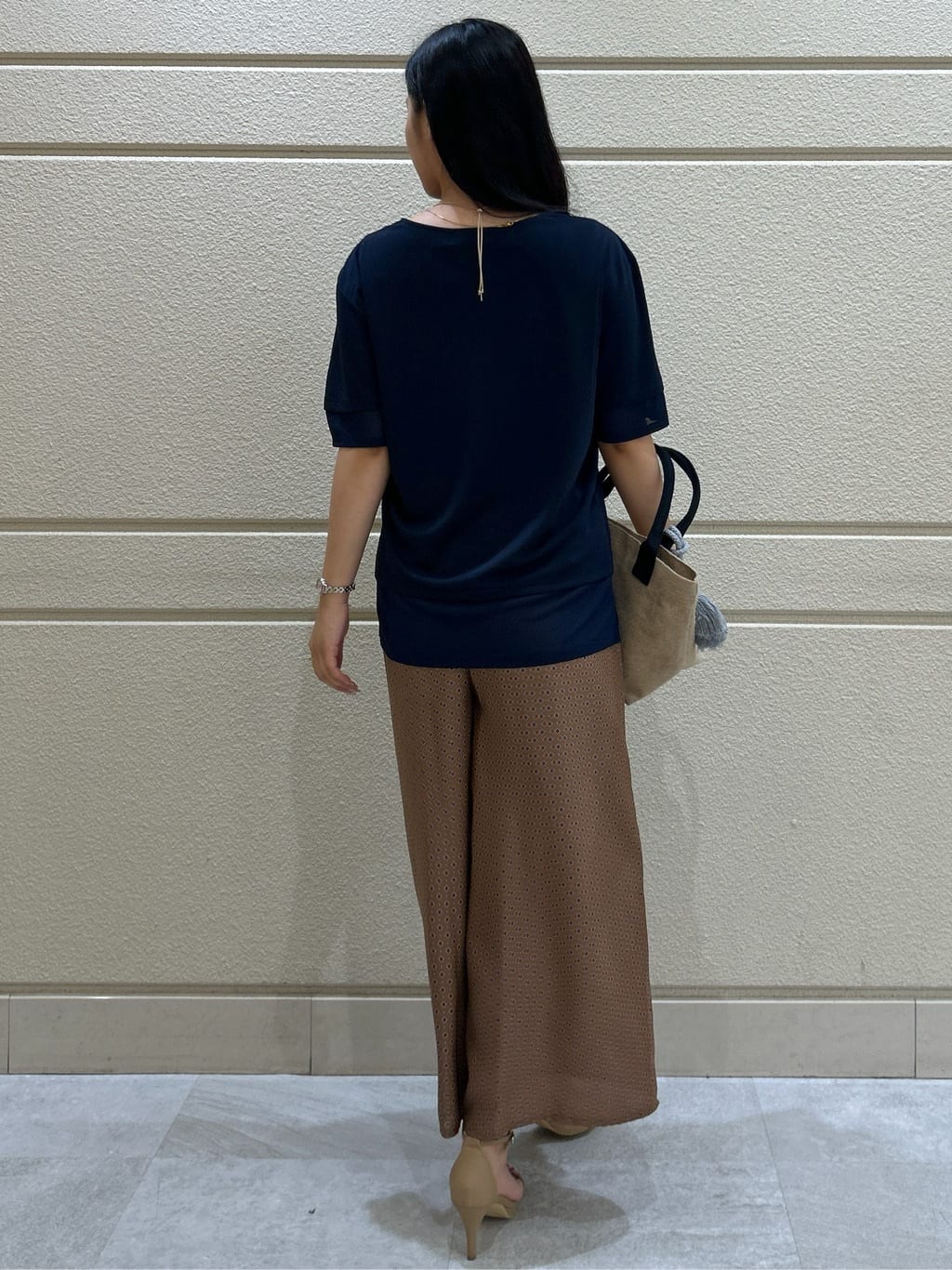 Momokaさんの「COUP DE CHANCE｜【手洗い可】リラクシージャージトップス」を使ったコーディネート