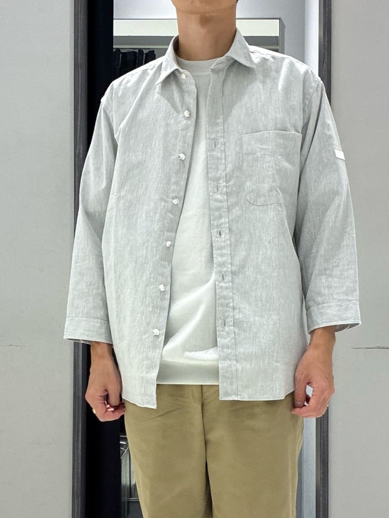 わいずみさんの「TAKEO KIKUCHI｜【抗菌防臭／5サイズ展開】ハイゲージポンチ Tシャツ」を使ったコーディネート