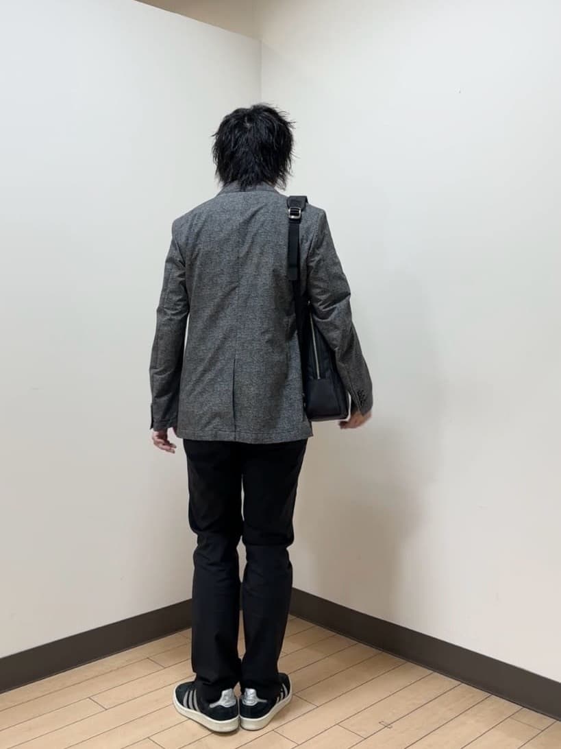 あきやまさんの「TAKEO KIKUCHI｜【抗菌防臭】COOL DOTS（R）ドビープリント ジャケット」を使ったコーディネート