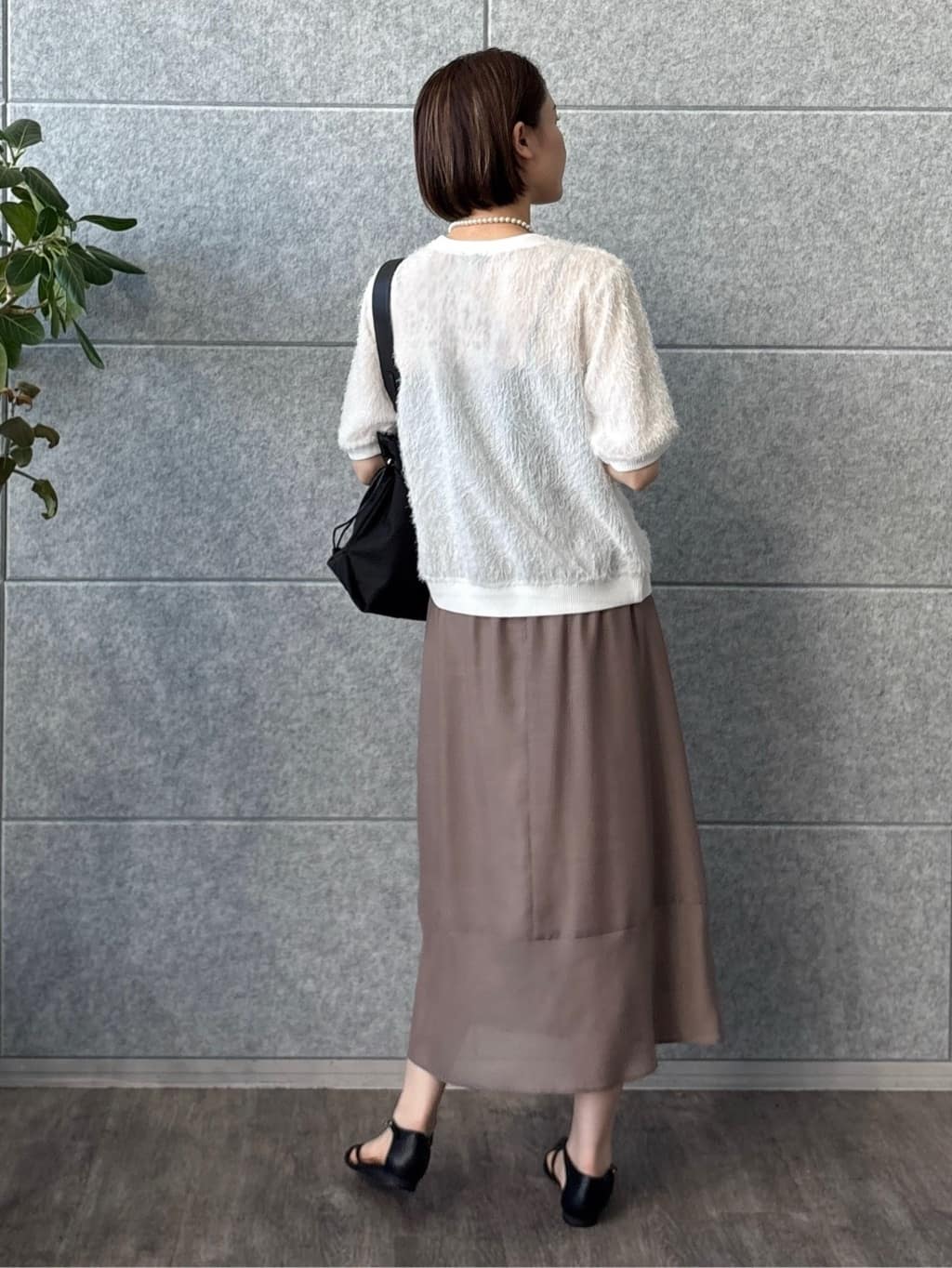 kanaeさんの「INDIVI｜ヘアリージャカードトップス」を使ったコーディネート
