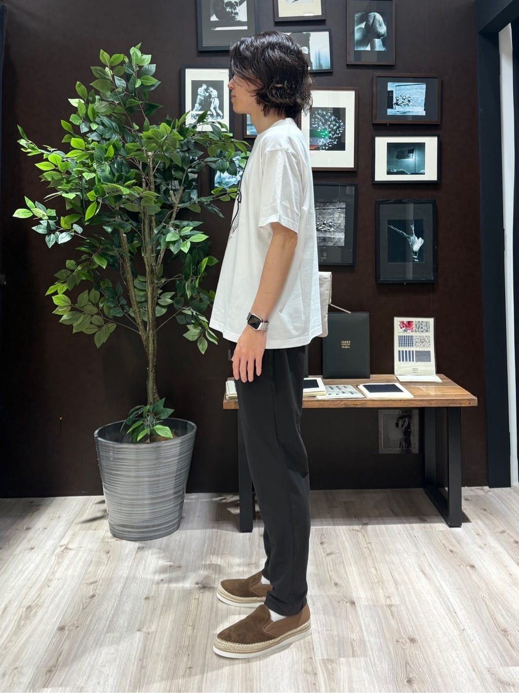 Kaiさんの「TAKEO KIKUCHI｜【COOL CITY WEAR】エアートール パンツ /接触冷感・通気性」を使ったコーディネート