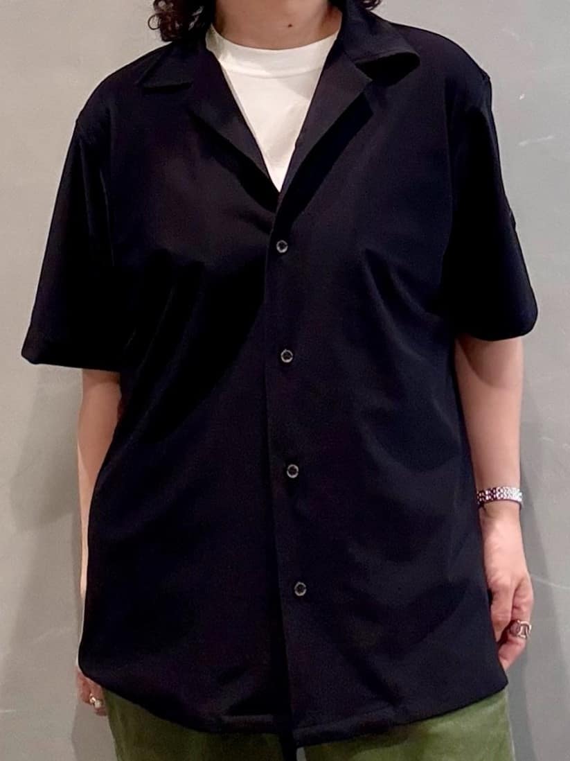 のぐみさんの「TAKEO KIKUCHI｜【COOL CITY WEAR】エアートール オープンカラーシャツ /接触冷感・通気性」を使ったコーディネート