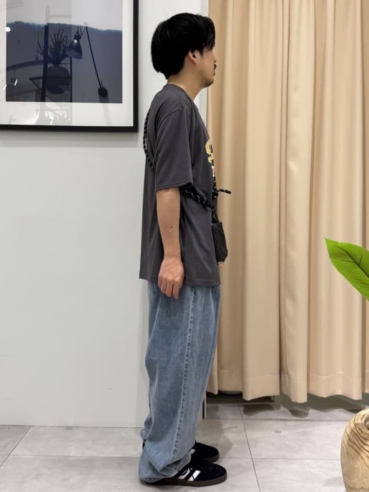 はさんの「THE SHOP TK｜カレッジロゴ半袖Tシャツ /親子リンク/洗濯機OK」を使ったコーディネート