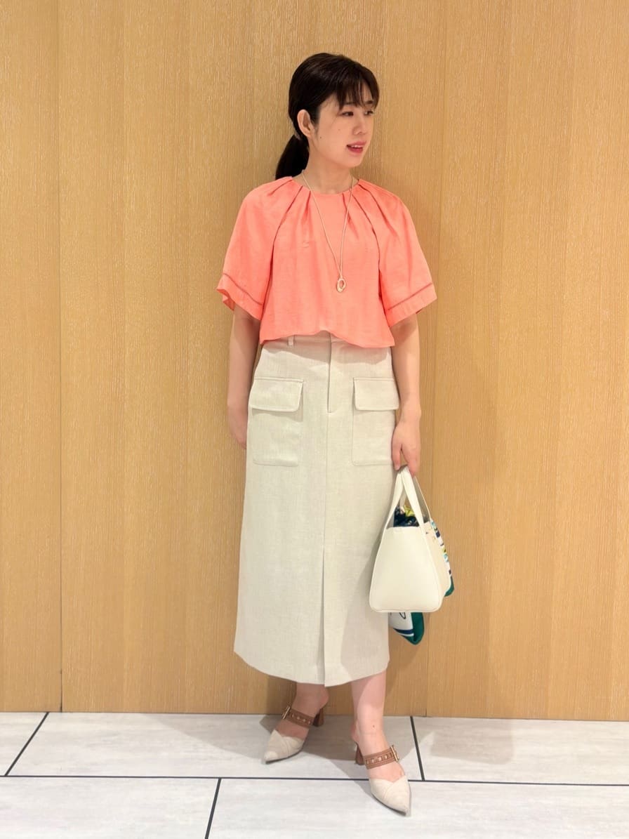 CHISATOさんの「UNTITLED｜リングコードトップネックレス」を使ったコーディネート