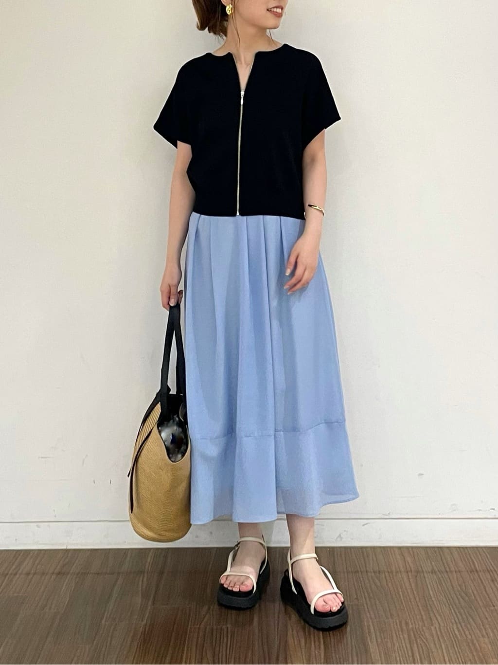 ねねさんの「INDIVI｜」を使ったコーディネート