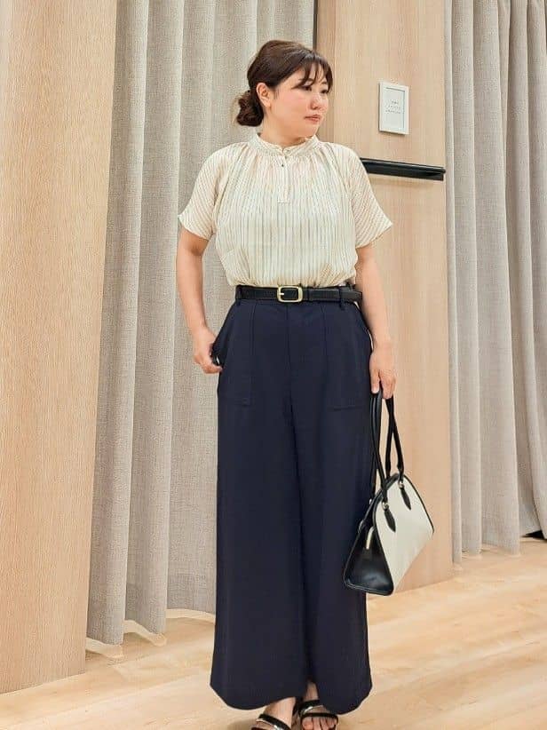ふるさんの「grove｜メッシュベルト」を使ったコーディネート