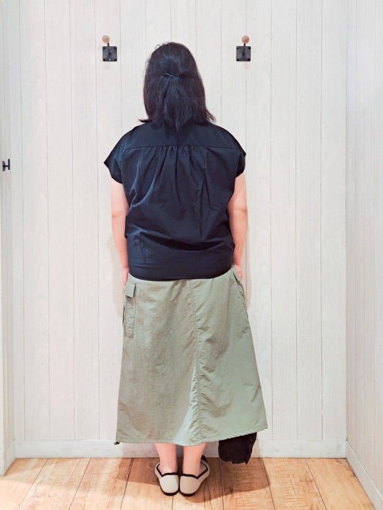kotomiさんの「SHOO･LA･RUE｜【S-LL】インせず着られる 異素材使い デザイントップス」を使ったコーディネート