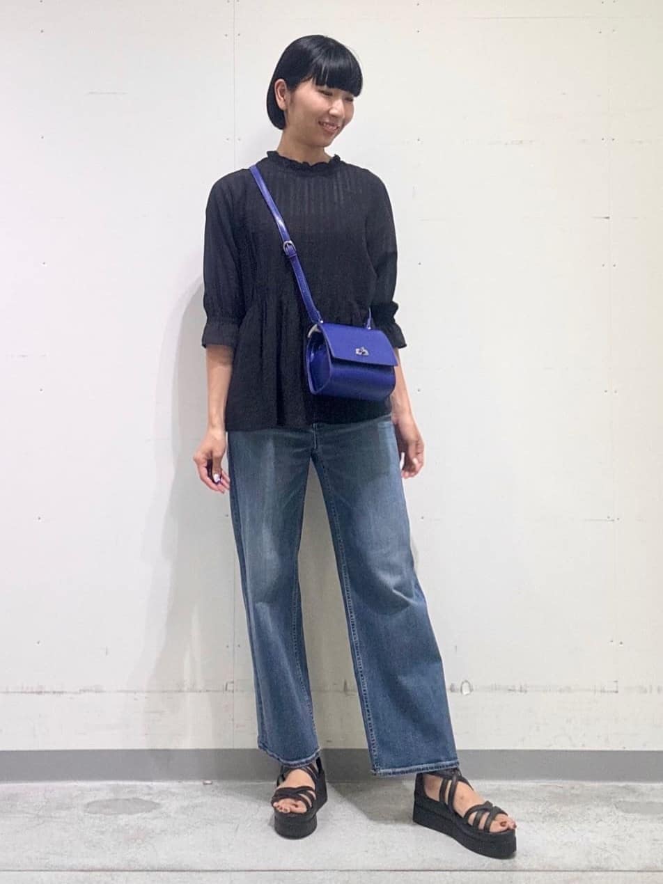 naoさんの「INDIVI｜【洗える/コットン】ピンタックシアーブラウス」を使ったコーディネート