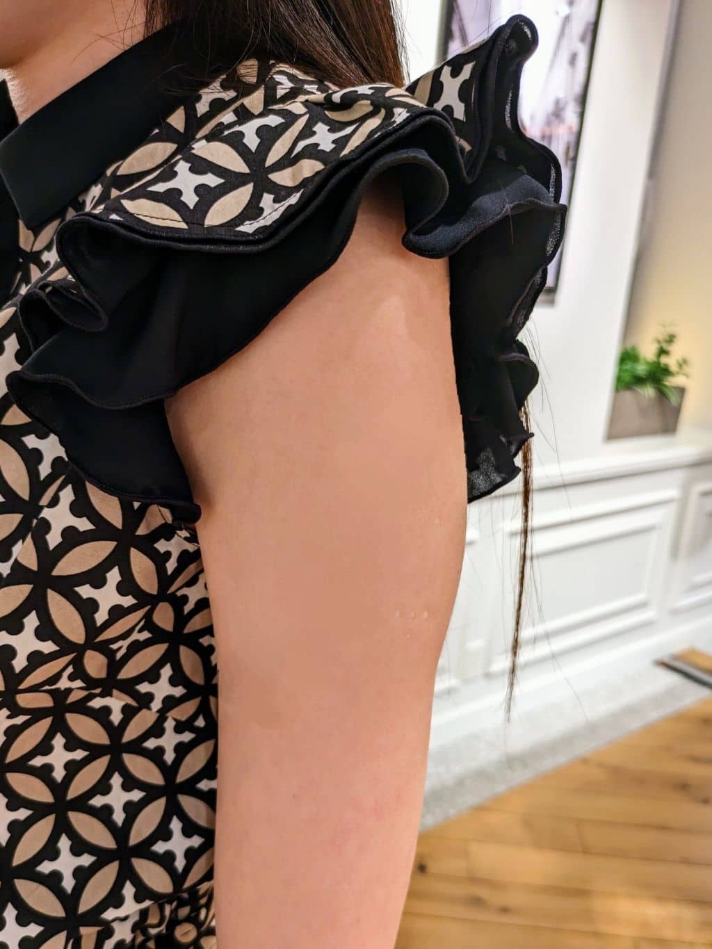 CHISAさんの「DRESSTERIOR｜キルテッドショルダーバッグ」を使ったコーディネート