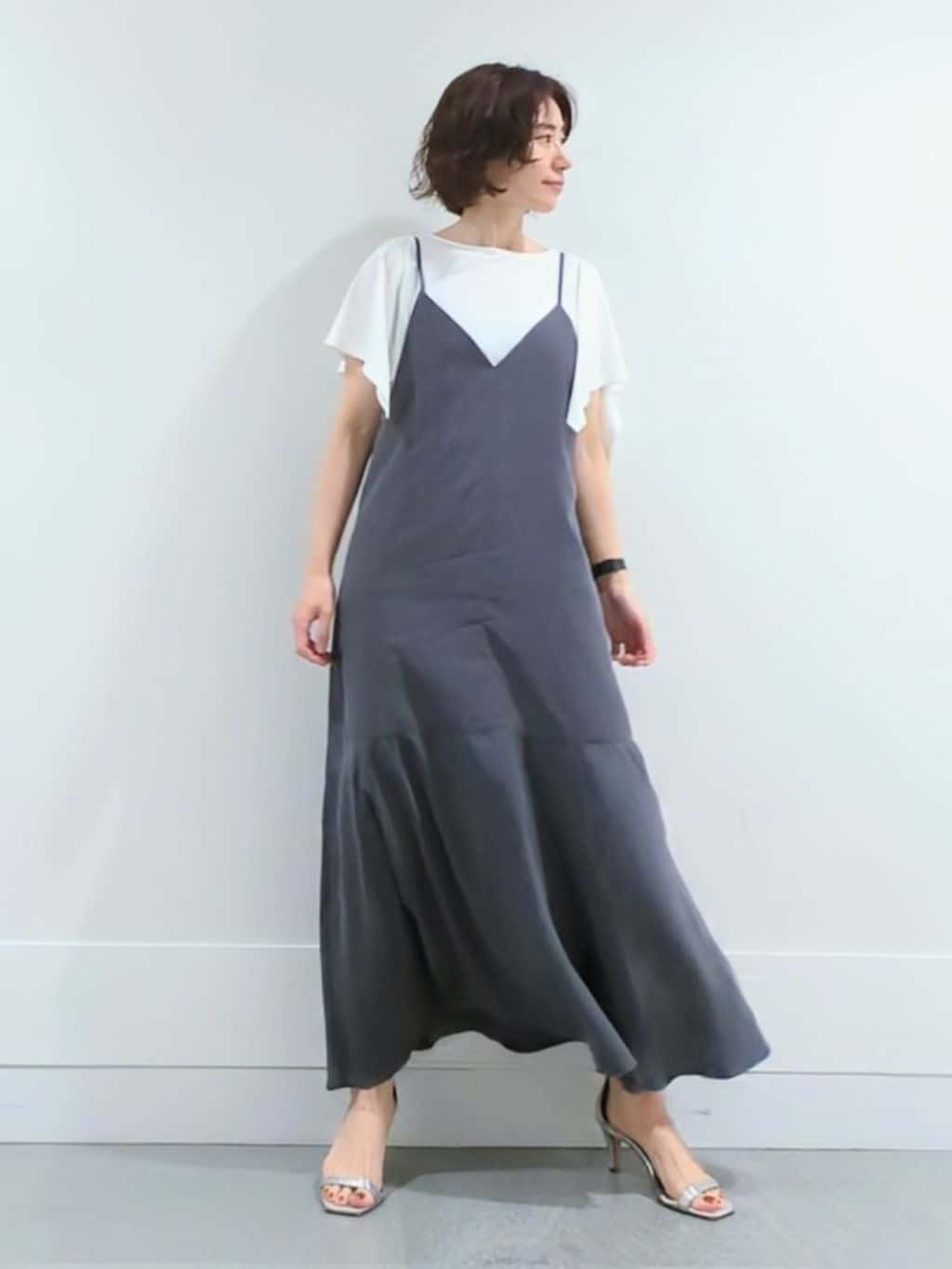 ミズタさんの「UNTITLED｜【きれいめ／接触冷感／日本製】ハンカチスリーブプルオーバー」を使ったコーディネート